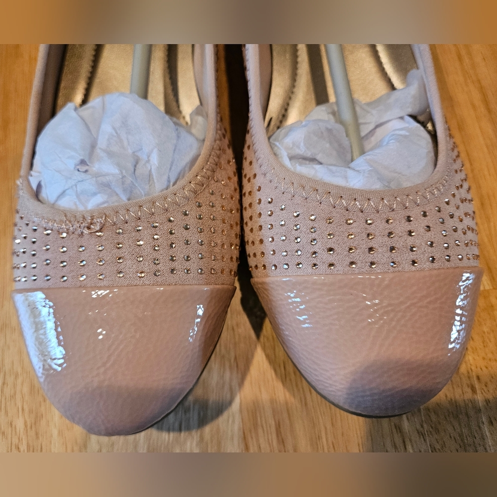 Karen Scott Ambree Blush Ballet Flats - size 10M